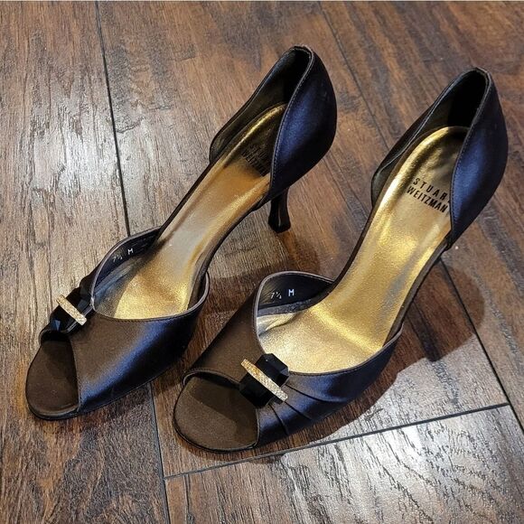 {Stuart Weiztman} Peep Toe Heels - Picture 1 of 7